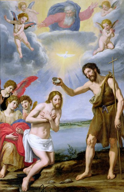The Baptism of Christ by Ottavio Vannini
